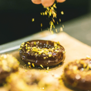 Donetes pistacho saludable